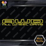 AWD All Wheel Drive Hollow Trucks Pickups Letters Decals Stickers Vinyl - Image 5