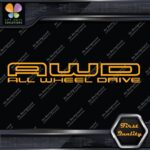 AWD All Wheel Drive Hollow Trucks Pickups Letters Decals Stickers Vinyl - Image 6