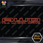 AWD All Wheel Drive Hollow Trucks Pickups Letters Decals Stickers Vinyl - Image 7