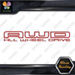 AWD All Wheel Drive Hollow Trucks Pickups Letters Decals Stickers Vinyl - Image 8