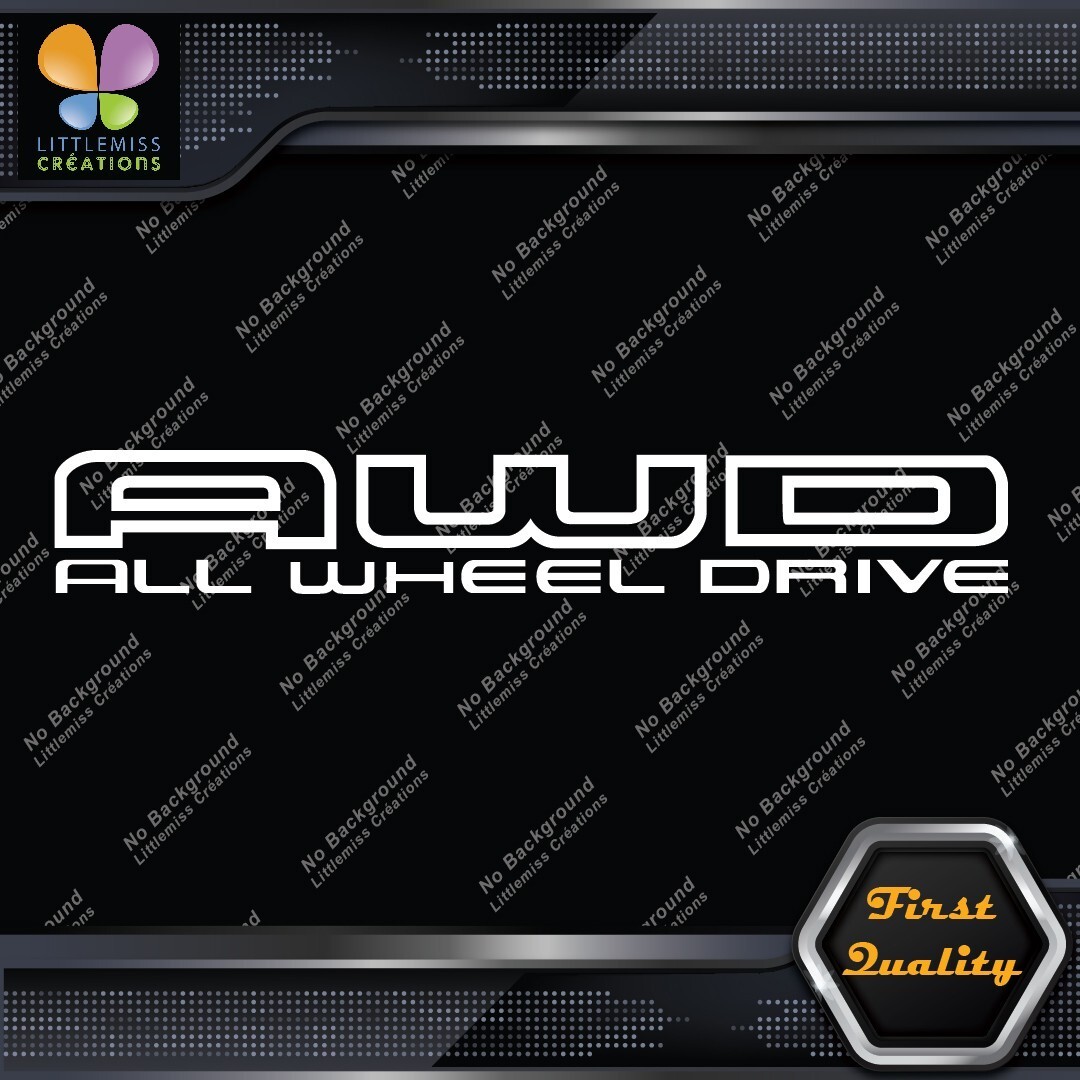 AWD All Wheel Drive Hollow Trucks Pickups Letters Decals Stickers Vinyl 277195668149 AWD All Wheel Drive Hollow Trucks Pickups Letters Decals Stickers Vinyl - Image 1