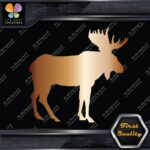 Moose Standing Silhouette Male Complete Orignal Hunting Decals Stickers Vinyl - Image 19