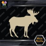 Moose Standing Silhouette Male Complete Orignal Hunting Decals Stickers Vinyl - Image 23
