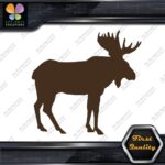 Moose Standing Silhouette Male Complete Orignal Hunting Decals Stickers Vinyl - Image 24