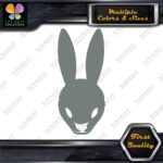 Rabbit Head Mean Mad Bad Angry Bunny Animals JDM Decals Stickers Vinyl - Image 4