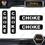 Choke Machinerie Vertical & Horizontal Pack of 4 MINI SIZE Decals Stickers Vinyl - Image 3