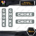 Choke Machinerie Vertical & Horizontal Pack of 4 MINI SIZE Decals Stickers Vinyl - Image 5