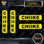 Choke Machinerie Vertical & Horizontal Pack of 4 MINI SIZE Decals Stickers Vinyl - Image 6