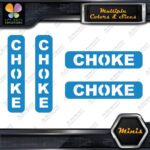 Choke Machinerie Vertical & Horizontal Pack of 4 MINI SIZE Decals Stickers Vinyl - Image 10