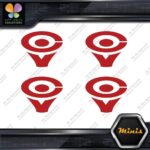 Compatible Cerwin-Vega Speakers Emblem Pack of 4 MINI SIZE Decals Stickers Vinyl