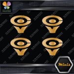 Compatible Cerwin-Vega Speakers Emblem Pack of 4 MINI SIZE Decals Stickers Vinyl - Image 17