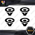 Compatible Cerwin-Vega Speakers Emblem Pack of 4 MINI SIZE Decals Stickers Vinyl - Image 3
