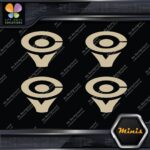 Compatible Cerwin-Vega Speakers Emblem Pack of 4 MINI SIZE Decals Stickers Vinyl - Image 23