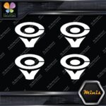 Compatible Cerwin-Vega Speakers Emblem Pack of 4 MINI SIZE Decals Stickers Vinyl - Image 4