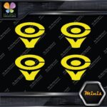 Compatible Cerwin-Vega Speakers Emblem Pack of 4 MINI SIZE Decals Stickers Vinyl - Image 6
