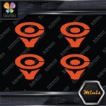 Compatible Cerwin-Vega Speakers Emblem Pack of 4 MINI SIZE Decals Stickers Vinyl - Image 8