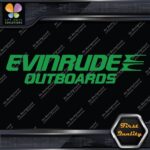 Compatible Evinrude Outboards Boats Engine 2 Lines Logo Vinyl Decals Stickers - Image 14