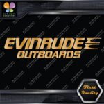 Compatible Evinrude Outboards Boats Engine 2 Lines Logo Vinyl Decals Stickers - Image 17