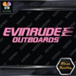 Compatible Evinrude Outboards Boats Engine 2 Lines Logo Vinyl Decals Stickers - Image 23