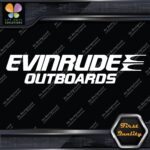 Compatible Evinrude Outboards Boats Engine 2 Lines Logo Vinyl Decals Stickers - Image 5
