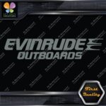 Compatible Evinrude Outboards Boats Engine 2 Lines Logo Vinyl Decals Stickers - Image 6