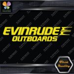 Compatible Evinrude Outboards Boats Engine 2 Lines Logo Vinyl Decals Stickers - Image 7