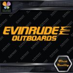Compatible Evinrude Outboards Boats Engine 2 Lines Logo Vinyl Decals Stickers - Image 8