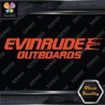 Compatible Evinrude Outboards Boats Engine 2 Lines Logo Vinyl Decals Stickers - Image 9
