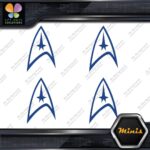 Compatible Star Trek Communicator Pack of 4 MINI SIZE Decals Stickers Vinyl - Image 11
