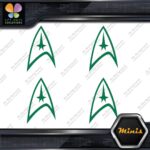 Compatible Star Trek Communicator Pack of 4 MINI SIZE Decals Stickers Vinyl - Image 15