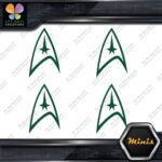 Compatible Star Trek Communicator Pack of 4 MINI SIZE Decals Stickers Vinyl - Image 16