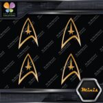 Compatible Star Trek Communicator Pack of 4 MINI SIZE Decals Stickers Vinyl - Image 17