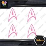 Compatible Star Trek Communicator Pack of 4 MINI SIZE Decals Stickers Vinyl - Image 21