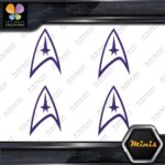 Compatible Star Trek Communicator Pack of 4 MINI SIZE Decals Stickers Vinyl - Image 22