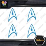 Compatible Star Trek Communicator Pack of 4 MINI SIZE Decals Stickers Vinyl - Image 10