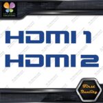 HDMI 1 and 2 Set Without Arrows Ports Muffler Exhaust JDM Decals Stickers Vinyl - Image 11