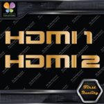 HDMI 1 and 2 Set Without Arrows Ports Muffler Exhaust JDM Decals Stickers Vinyl - Image 17