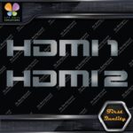 HDMI 1 and 2 Set Without Arrows Ports Muffler Exhaust JDM Decals Stickers Vinyl - Image 18