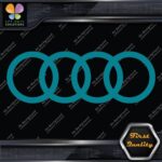 Compatible Audi Rings Circles Only JDM Tuning Racing Cars Vinyl Decals Stickers - Image 13