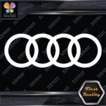 Compatible Audi Rings Circles Only JDM Tuning Racing Cars Vinyl Decals Stickers - Image 3