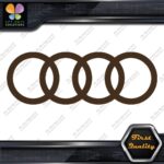 Compatible Audi Rings Circles Only JDM Tuning Racing Cars Vinyl Decals Stickers - Image 24