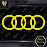 Compatible Audi Rings Circles Only JDM Tuning Racing Cars Vinyl Decals Stickers - Image 5