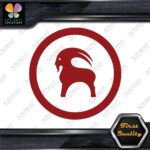 Compatible Backcountry Goat Circle Sports Clothing Apparel Vinyl Decals Stickers - Image 12