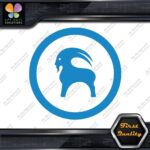 Compatible Backcountry Goat Circle Sports Clothing Apparel Vinyl Decals Stickers - Image 13