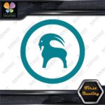 Compatible Backcountry Goat Circle Sports Clothing Apparel Vinyl Decals Stickers - Image 16