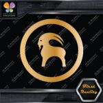 Compatible Backcountry Goat Circle Sports Clothing Apparel Vinyl Decals Stickers - Image 19