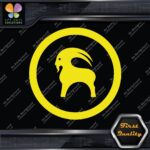 Compatible Backcountry Goat Circle Sports Clothing Apparel Vinyl Decals Stickers - Image 4