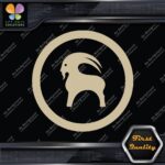 Compatible Backcountry Goat Circle Sports Clothing Apparel Vinyl Decals Stickers - Image 5