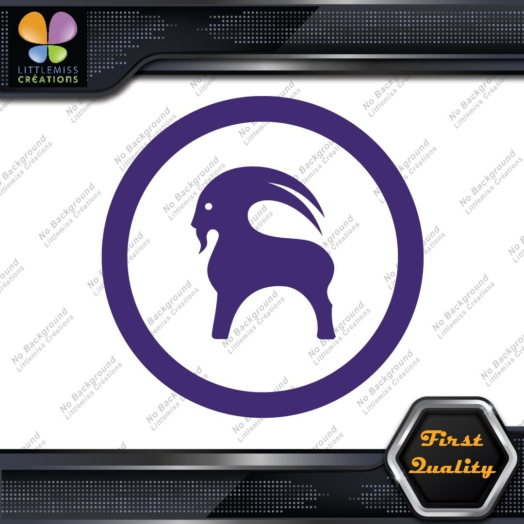 Compatible Backcountry Goat Circle Sports Clothing Apparel Vinyl Decals Stickers 276405879769 Compatible Backcountry Goat Circle Sports Clothing Apparel Vinyl Decals Stickers - Image 1