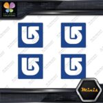 Compatible Burton Snowboards Logo Pack of 4 MINI SIZE Decals Stickers Vinyl - Image 11